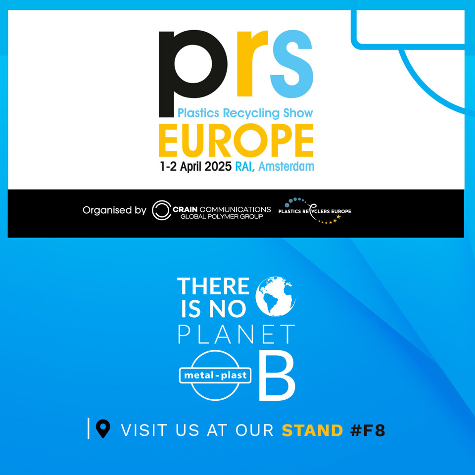 Metal-Plast at Plastic Recycling Show 2025 in Amsterdam
